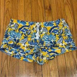 J. Crew Factory Tropical Floral Print Panama Shorts